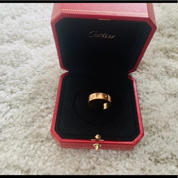 cartier love ring pink gold price